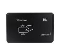 Harewtwy Lecteur RFID USB 125 KHz EM4100 ID, sans Contact, Sensible, Prenant en Charge Les Cartes à Puce TK4100, Compatible avec Le Système et