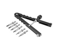 Harewtwy Lentilles de Réparation de la Lentille D'Objectif de Réparation Ouverture des Clés avec 6 Types Conseils V Ouvre-Lentille de Style pour le Diamètre des Lentilles de Caméra DSLR de 37 Mm-86 mm