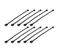 Harewtwy Lot de 10 Câbles de 26 cm avec Connecteur PWM 4 Broches, Idéal pour Prolonger Les Ventilateurs de Refroidissement D'Ordinateur
