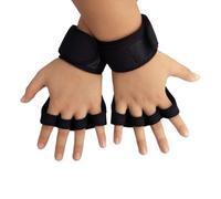 Harewtwy M Training Sport Gloves Fitness Body Building D'Haltérophilie pour Femmes D'Entraînement Noir A