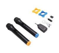 Harewtwy Microphone Dynamique Portatif pour Karaoké, Récepteur Rechargeable pour DJ, Mariage, Discours, Club, Spectacle, Réunion
