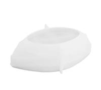 Harewtwy Plateau à Moule en Résine pour DIY Bol de Rangement en Plâtre Décoratif Moule en Silicone pour Bougie Vessel