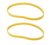 Harewtwy Pneu de Caoutchouc de Remplacement de la Scie à Bande 2pcs pour 8 Pouces de Diamètre, Pneus Scie à Bande de Bois Sans Glissement Jaune