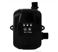 Harewtwy Pompe de Surpression D'Eau pour 24 V Pompe de Recirculation D'Eau de Surpression D'Eau de Douche Automatique Prise Ue Noire
