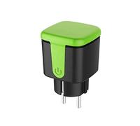Harewtwy Prise Intelligente ExtéRieure, Prise Intelligente à TéLéCommande WiFi 16A avec Fonction de Surveillance de L'Alimentation, pour Prise Tuya Smart Life EU