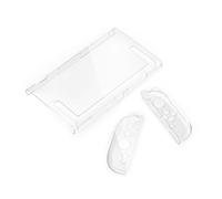 Harewtwy Protection Complète de la Console Transparent Crystal PC Hard Shell pour Switch 2 Couvercle de Protection Antidérapant