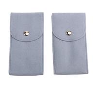Harewtwy Regarder la Pochette de Rangement Flanellette 2 PC, 5,1 X 2,8 Pouces Boîte de Rangement de Portable, Montre