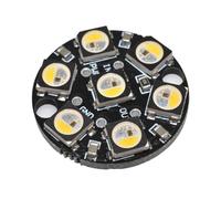 Harewtwy Round Cloor Sk6812 RGBW Black Black Point Control Control Ring Development Board 7 Bits DC5V