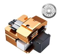 Harewtwy S09 Cleaver à Fibre Optique + Lame Ftth Fibre Cold Connection Cutter avec Dust Bin Fusion Splicer