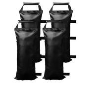 Harewtwy Sac de Sable pour Poids de la Canopée, de Sable Résistant au Vent pour Le Poids du Vent avec Poignées, Noir