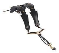 Harewtwy Sangle D'éPaule pour Saxophone Noir RéGlable pour Saxophone Accessoires pour Instruments de Musique