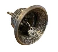 Harewtwy Silver Dollar Bell Home Decor Coin Craft Tentures Tenture Murale Décor Carillon Éolien 1 Pièces
