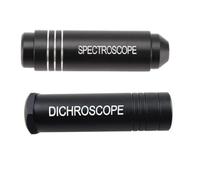 Harewtwy Spectroscope de Diffraction Portable et Dichroscope Trichoïque Couleurs Pléochroïques Identification des Pierres Gemles Tester Gemstone Testing Tools For Gemone Gemological Testing Diamond Bi