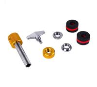 Harewtwy Support D'Embrayage à Cymbale Hi-Hat Metal Post Anti-Rouille pour Tambour de Jazz pour les Accessoires de Percussion Or