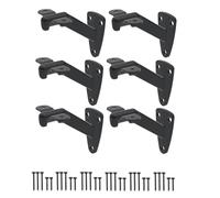Harewtwy Supports de Rampe pour Escaliers - 6 Supports de Rampe pour Escaliers Intérieurs ou Extérieurs, Supports de Rampe