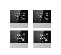 Harewtwy Température de la Voix de la Voix de Tuya Interrupteur Contrôlé à 3 Vitesses Unité de Bobine de Ventilateur - Système de Commande de Cool 4pcs