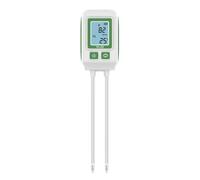 Harewtwy Testeur de Sol Numérique LCD, Double Sonde, Détecteur D'Azote, de Potassium et de Phosphore Du Sol, Haute Précision, Portable pour le Jardin
