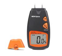 Harewtwy Testeur D'Humidité Numérique pour le Bois Timber avec 2 Sondes, Testeur de Teneur en Eau pour Papier et Détecteur D'Humidité, Hygromètre de 2% à 70% pour Bambou et Coton.