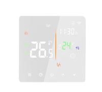 Harewtwy Thermostat de Chauffage Électrique Intelligent Sans WIFI 3A Chauffage à Eau/Chaudière Murale Universel à Commande Tactile Programmable avec Écran Tactile Programmable pour