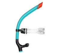 Harewtwy Tube de Respiration avec Tuba pour Entraînement à la Natation en Piscine pour Adultes, Jeunes et Enfants - Bleu Lac