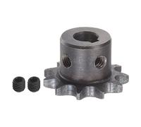 HARFINGTON 06B Pignon de chaîne à rouleau 11T Pas 9,5 mm Alésage 10 mm A3 Moteur en acier au carbone