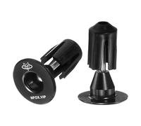 HARFINGTON Bouchons d'extrémité de guidon en aluminium 6061 - 20 g - Extensible - Verrouillage - Pour VTT, vélo de route, BMX, vélo à pignon fixe, noir