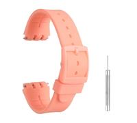 HARFINGTON Bracelet de montre en silicone souple de 20 mm de large à dégagement rapide avec boucle en plastique et barre à ressort en acier inoxydable pour homme et femme, rose lotus