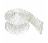 HARFINGTON Gaine tressée en fibre de verre haute température pour câbles de voiture, maison, bureau, gestion des câbles vidéo, 2 m x 3,8 cm