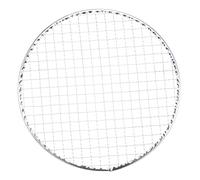HARFINGTON Lot de 10 filets ronds pour barbecue en fer galvanisé de 25,9 cm de diamètre
