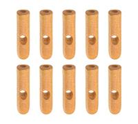 HARFINGTON Lot de 10 perles en forme de queue de parapluie 3,2 mm de diamètre et 26 mm de longueur en fibre PVA pour parapluie pliable, pièces en bois