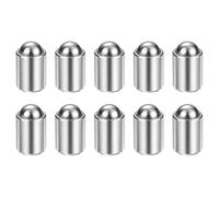 HARFINGTON Lot de 10 pistons à ressort à bille - 10 x 13 mm - Élasticité 23N - En acier inoxydable - Perles de positionnement sans étape - Loquet à bille pour porte, placard, appareils mécaniques