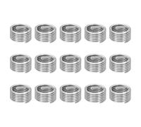 HARFINGTON Lot de 15 inserts de réparation de filetage hélicoïdal en acier inoxydable 304H M20 x 2,5 x 1D (20 mm) pour réparations automobiles