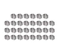 HARFINGTON Lot de 30 inserts filetés 1/4-20 UNC 1D 6,35 mm en acier inoxydable 304
