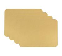 HARFINGTON Lot de 4 patchs adhésifs en lin fin pour réparation de canapé, tapisserie, meubles, oreillers, vêtements - Moutarde - 20,3 x 28 cm