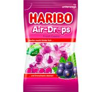 Haribo Air Drops Fresh Cassis saveur menthol emballé individuellement 100g