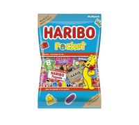 HARIBO - Assortiment Gourmand de Bonbons Fruités, Texture Fondante pour Partage (340g) - lot de 4 - Vendu par Lot