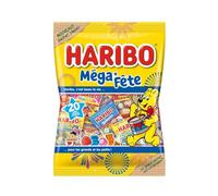 HARIBO - Assortiment Gourmand pour Fêtes, Mélange Fruité et Varié, Format Familial 880g - Le Lot De 3