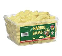 Haribo Bams! Lot de 210 friandises saveur banane 1,25 kg