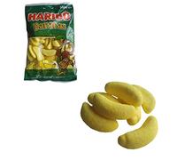 Haribo Bananas | Banana Candy | Crunchy Banana Candy avec noyau souple | Haribo Banana Candy | 250 g au total
