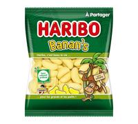 Haribo Banan's Bonbons gélifiés aromatisés à la banane – 300 g