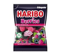 HARIBO - Berries - Bonbons Fruits Rouges - Sans Colorants Artificiels - Sachets - 10 x 100 g
