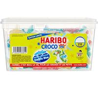 Haribo Croco Pik – Bonbons piquants sans colorants artificiels – Boîte 210 bonbons