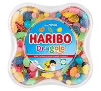 HARIBO - Bonbons Dragolo aux Saveurs Fruitées et Texture Fondante, Boîte Familiale 750g - Le Lot De 3