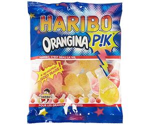 Haribo Bonbons Gélifiés Orangina Pik 250 g - Lot de 6