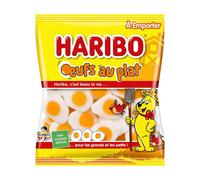 Haribo Bonbons Gélifiés Œufs Frits, 120 g