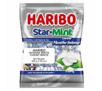 Haribo Bonbons Star Mint à la menthe intense – 200 g
