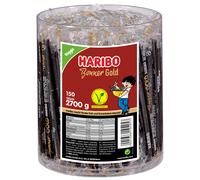 Haribo Bonner Or Réglisse 150 Individuels Lakritzstangen Légumes
