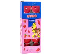Haribo bougie à chauffe-plat Strawberry Happiness - 10 pièces