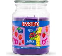 Haribo Bougie parfumée Berry Mix, bougie en verre, parfum de baies Durée de combustion jusqu'à 100 h 510g