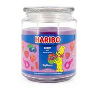 Haribo Bougie parfumée Berry Mix, bougie en verre, parfum de baies Durée de combustion jusqu'à 100 h 510g